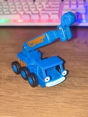 Bob the Builder - Muddy Lofty  Crane Toy Car - Learning Curve Vintage 2004
